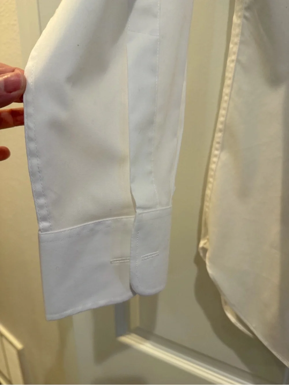 J. Crew White Pleated Front Men's Tuxedo Dress Shirt